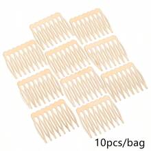 5/8/10 Teeth Metal Hair Comb Bronze Tone Hair Clips Claw Hairpins DIY Jewelry Findings & Components Wedding Hair Supplies - Multi-tooth Comb - View 11