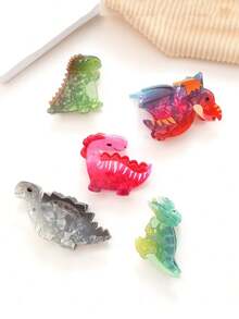 1 chiếc kẹp tóc hình móng vuốt khủng long sáng tạo mới dành cho nữ, đa năng, dễ thương, hình móng vuốt cá mập, phụ kiện tóc cá tính, kẹp tóc thanh lịch cho nữ. - Nhiều màu - Xem 2