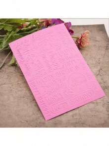 EstiloPssopp Embossing Carpeta Feliz cumpleaños Patrón Álbum Sello Relieve Sello DIY Craft Plantilla Moldes Sello Scrapbooking Sello Álbum de fotos DecoraciónVersión mejorada - 1 - Ver 7