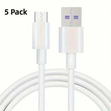 5A Fast Charging, 1m USB-A To Type-C Charging Cable, Compatible With ...