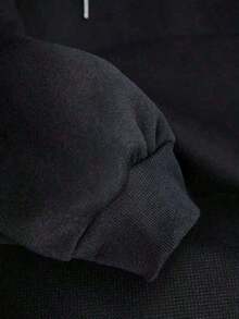 American Polyester Hoodie With Smiling Car Pattern For Women - Black - View 3