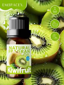 10ml Kiwi Fragrance Essential Oil, Suitable For Aromatherapy, Home Diffuser, Yoga, DIY Candle Making - Fruit Aroma Aromatherapy Essential Oil, Car Air Freshener - Kiwifruit - View 2