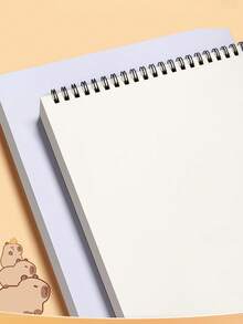 1本/4本水豚图案A4加厚素描本/绘画本，适合儿童、学前班、小学生，返校季（图案随机） - 彩色 - 查看 7