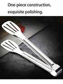 不锈钢三线食物夹，耐热食物夹，家用，烧烤，面包夹，牛排夹，自助餐，烤肉夹。 - 彩色 - 查看 7