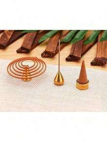 EstiloSoporte de Incienso de Cobre, Soporte para Conos de Incienso, Soporte para Varillas de Incienso, 3 Estilos, Incense Holder, Pequeño, 1Versión mejorada - 1 - Ver 6