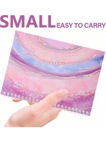 EstiloEXCEART Libro De Pegatinas Reutilizable ÁLbum De ColeccióN De Pegatinas Libro Organizador De Pegatinas TamañO A5 Con 32 Hojas Papel De LiberacióN Carpeta De CalcomaníAs Para DecoracióN DeVersióN Mejorada - 1 - Ver 3