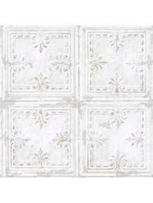 Papel pintado para pared, diseño de azulejo - cobre - Ver 4