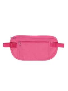 隐藏式防盗腰包 - 旅行礼品袋，可装护照、现金、跑步和健身装备 - 黑色 - 查看 10