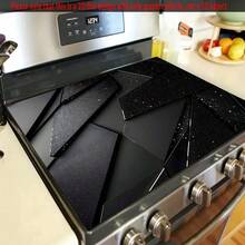 1pc Heat Resistant Protective Cover, Non-Slip & Scratch-Resistant Polyester Surface, Easy To Clean, Suitable For Kitchen, Washing Machine, Dryer, Stove Cover, Home Appliance Accessories, Modern Kitchen Utensils, With Anti-Slip Texture. - Multicolor - View 3