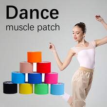 4-Piece Set Of Sports Tape Muscle Patches, Four-Color Muscle Patches Set, Elastic Sports Athletic Gear Muscle Effect Tape Chest Patches Muscle Patches - Multicolor - View 2