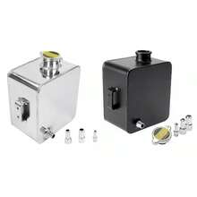 Universal Aluminium Alloy Water Coolant Header Overflow Expansion Tank Can - A - View 7