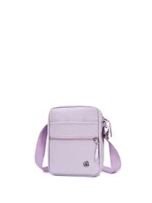 1 Pc Fashion Boys Crossbody Bag Solid Color Big Children Small Casual Square Bag Shoulder Bag Phone Wallet Key Change Storage Bag Portable Zip Closure Design Casual Bag Uitable For Shoping Parties, Holidays, Festive Events, Entertainment Vacation And Other Occasions For Boy Teen Students Gifts Etc The Perfect Gift For Gratitude