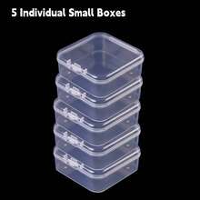 分格收纳盒，可存放装饰品、零件、化妆品、珠子、珠宝等，防尘整理，适合居家、车载、户外便携使用。 - 彩色 - 查看 11