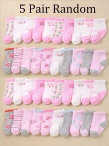 Zestaw skarpetek niemowlęcych żakardowych 20/10/5/1 z różowej serii, z uroczymi kwiatowymi wzorami. Skarpetki są nadrukowane we wzory takie jak kokardki, serduszka, kwiaty, paski i patchworkowe bloki kolorystyczne. Proste i swobodne, wygodne skarpetki średniej długości na każdą porę roku, skarpetki dla wcześniaków, a także skarpetki dla noworodków i małych dzieci. - Wielokolorowe - Zobacz 16