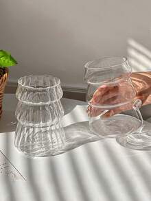 1个,550毫升,美观的三层树形波纹玻璃杯,硼硅酸盐玻璃材质,耐热,适用于冰咖啡、抹茶拿铁、冰沙、奶昔等饮品,可作饮具、玻璃咖啡杯、杯子、杯子、女士礼物、情人节礼物、新年礼物、派对装饰、浪漫婚礼礼物、生日礼物、周年纪念礼物、家居办公礼物、餐具、礼物、咖啡、优雅玻璃器皿、装饰品、杯子、咖啡杯、杯子、女士礼物、情人节礼物、玻璃、咖啡、礼物 - 彩色 - 查看 9