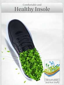 2026 Spring New Men's Casual Shoes, Comfortable Canvas Slip-On Sneakers, Breathable Fabric, Lightweight Soft Sole Non-Slip Loafers - Black - View 7