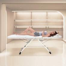 SENDERPICK For Massage Salon Table Recliner Adjustable Therapy Stool Chair Beauty Couch Bed - White - View 3