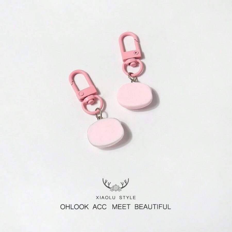 Cute Cartoon Pink Pig Keychain Pendant, Versatile Minimalist Adorable Accessory, Small Bag Charm