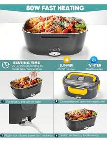 Lunch Box Sets - Grayish-yellow - View 6