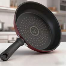 9.45 英寸铸铁不粘煎锅，适用于洗碗机，牛排煎锅，炒锅，平底炊具，厨房必备，热门锅，适用于电磁炉、电炉和燃气炉，煎炒锅，强烈推荐 - 彩色 - 查看 6
