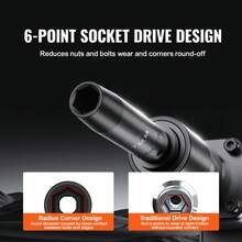 Sockets - Attache métrique 1/2" Cr-Mo 34 pièces - Voir 4