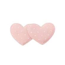 Set de 3 pinzas para el cabello de niña con corazón rosa y lazo, pasadores para el cabello con bordado de brillo, accesorios para el cabello como regalo del Día de San Valentín