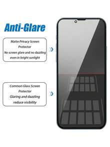 2片装 2.5D 全屏高清磨砂钢化玻璃屏幕保护膜（游戏膜），防指纹，兼容 X/XR/11/12/13/14/15/16/16e/17/17 Air/17 Pro/17 Pro Max/17e 系列 - 無色 - 查看 9