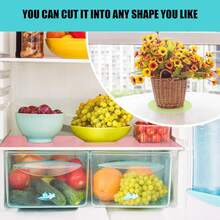 Refrigerator Liner Mats: Washable, Waterproof And Oil-Proof - Ideal For Shelves, Freezers, Cabinets, Cupboards And Drawers!, Women's Day, Travel Essentials, Wedding Favors, Y2k, Bedroom, Car Accessories Women, Kitchen Decor,Wedding,Y2k,Party - Multicolor - View 7