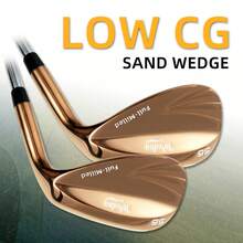 WUDAY Rose Gold Right Hand Golf Beach Wedge Club: Professional Sand/Chip/Wedge Stainless Steel Club 52°/56°/60° Quickly Reduces The Number Of Shots In Short Distance Competitions, Playing Like A Professional Player! - Gold - View 6