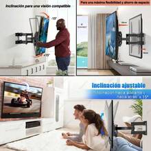 Soporte Base De Pared Para Pantalla Tv Monitor 32-80 Pulgada - Negro - Ver 2