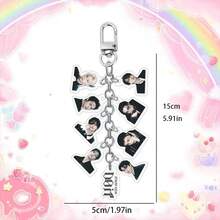 سلسلة مفاتيح أكريليك ل- K-Pop <DO IT>، عنصر ديكور مكتبي، Le E Know، Chang Bin، Fe Lix، Seung Min، I.N، Hyun Jin. مناسب للملابس والحقائب ومفاتيح السيارات - ديكور حفلة إبداعي وجميل، هدية عيد الميلاد المثالية، هدية عيد الحب. - متعدد الألوان - مشاهدة 11