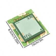 卡通便签本，学生留言笔记本，学习办公便利贴，卡通便签本，学生创意文具礼物，可爱留言便签，适合工作、家庭或学校使用 - 均碼 - 查看 3