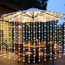 200盏灯，浪漫节日氛围装饰，情侣礼物，情人节卧室吊灯，婚礼生日派对装饰，室内装饰，斋月装饰，母亲节装饰，复活节装饰 - USB窗簾燈串 - 查看 5