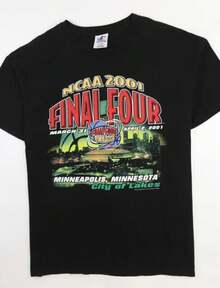 Vintage Final Four March Madness T-Shirt Size XL 2001 NCAA - màu đen - Xem 1
