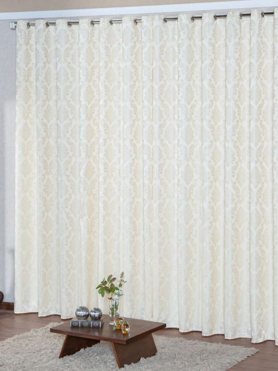 High-End Jacquard Curtain - 稻草 - 查看 1