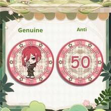 蓝色监狱亚克力筹码硬币双面动漫周边 - 史迪奇玩具、旅行玩具、课堂减压玩具、迷你洗澡玩具、圣诞文具减压球、生日礼物、复活节礼物、情人节礼物、完美礼物、赠品、玩具、游戏 - 彩色 - 查看 4