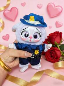 1. 疯狂动物城：无论多累，总得吃点东西。本系列包含毛绒玩具、盲盒和盲袋。史迪奇手里拿着甜甜圈、奶茶和菠萝冰淇淋，设计可爱。（随机发货，随机包装） - 彩色 - 查看 7