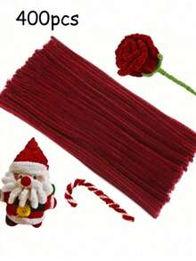 Stik Pembersih Pipa, Stik Felt Warna-warni, Stik Felt Lembut, Stik Pembersih Pipa Abu-abu Buatan Tangan, Stik Felt Warna Solid, Perlengkapan Kerajinan Stik Pembersih Pipa, Stik Pembersih Pipa Felt Buatan Tangan, Sikat Pembersih Pipa Stik Berbulu, Proyek Seni dan Dekorasi - Ancora Merah - View 13