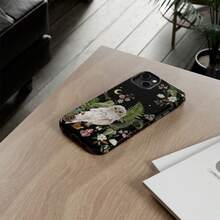 Funda de teléfono celular resistente con diseño de búho floral blanco, funda protectora para smartphone de búho nevado, funda de teléfono Cottagecore,, Pixel,, funda de teléfono creativa de dibujos animados, a prueba de golpes y resistente a caídas, protección completa, adecuada para 17/17ProMax/iPhone16/16Plus/16Pro/16ProMax, iPhone15/15Plus/15Pro/15ProMax, iPhone14/14Plus/14Pro/14ProMax, iPhone13/13Pro/13ProMax, regalo perfecto para novia, novio, día de San Valentín, Navidad - Blanco - Ver 11