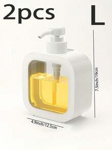 500ml/300ml Soap Dispenser, Countertop Liquid Soap Refill Bottle, Bathroom Handwash Liquid Dispenser, Single-Hand Press Soap Bottle, Reusable Empty Bottles (For Shampoo, Laundry Detergent, Conditioner, Body Wash, Cleaning Liquid) - Multicolor - View 20