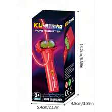 Night Glow Shooting Launcher Toy With High-Speed Rope, Creative Design For Intelligent Stress Relief And Family Interactive Games, Ideal For Parent-Child Activities And Gatherings - 3-color Full Night Glow Stick - Red - View 8