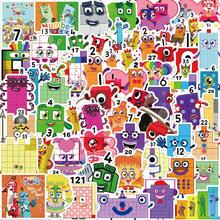 51Pcs Numberblocks Stickers For Holiday Decorations, Easter, DIY Mugs, Laptops, Skateboards, Etc. A Vibrant And Aesthetically Graffiti Set, Perfect For Journals, Scrapbooks, And Party Supplies - Multicolor - View 1