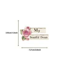 50张精美水彩贴纸，日记贴纸，可爱粉色贴纸，花朵贴纸 - 卡通可爱美学贴纸，适用于涂色书、杯子配件、水瓶、笔记本电脑、手机、滑板、吉他、行李箱、剪贴簿用品、文具、自行车、摩托车、汽车、钢笔、手提包、办公用品、书签、男士礼物 - T - 查看 3