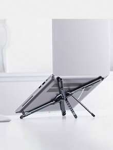 1pc 3-In-1 Foldable & Adjustable Height Magnetic Multi-Function Stand, Suitable For Smartphones, Tablets, Computers And Laptops, Provides 8 Height Adjustment Settings, Ergonomic Design, Stable As An Easel, Strong Magnetic Force, Quick Positioning, More Elegant And Convenient. - Multicolor - View 2