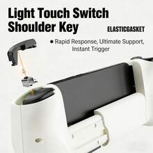 GAMESIR X5 Lite Game Controller With Console-Grade Ergonomic Grip, Non-Slip Texture And Hall Effect Joystick For Precise Control, Type-C Port, And Multi-Platform Compatibility. - Absolute Zone Zero Bright Moon White - View 5