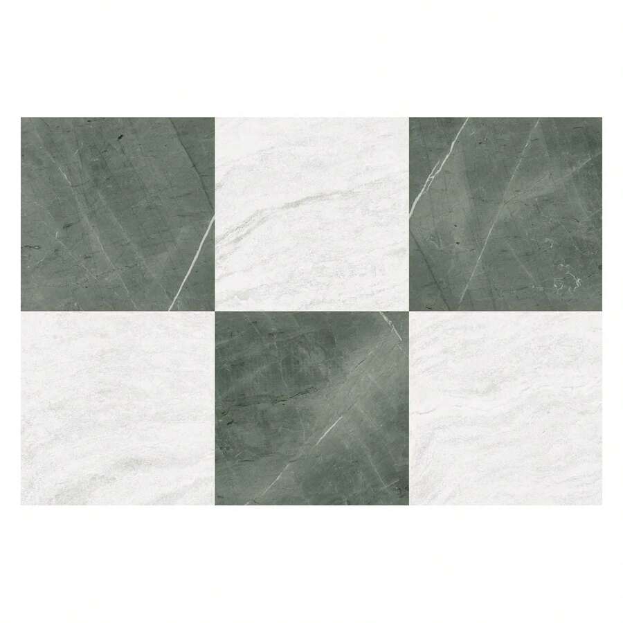 FloorPops X Chris Loves Julia Bonneville Jade Peel And Stick Floor Tiles, FP6332 - 多色302 - 查看 1