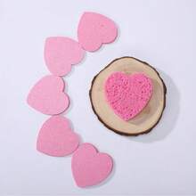 5/3/2/1 Pcs Travel Face Care Tool Set, [Random Style Shipped], Includes Facial Cleansing Brush, Face Cleaning Device, Skincare Tools, Blackhead Remover, Heart-Shaped Compressed Cleansing Sponge - 100% Natural Fiber, Professional Beauty SPA Sponge, Suitable For Facial Cleansing, Massage, Exfoliation, Mask Application And Makeup Removal. - Multicolor - View 4