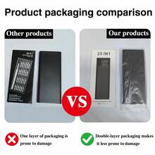 1 Set 25 In 1 Precision Screwdriver Kit, [Bearing Steel] Small Screwdriver Professional Magnetic Mini Repair Tool Set, Suitable For Phones, Computers, Watches, Laptops, Game Consoles, Glasses, Electronics