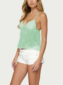 Elevate Your Style With Our Green Tank Tops - Available In S, M, L Sizes For A Perfect Fit - Green - View 2
