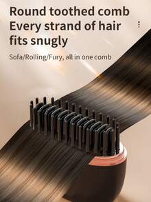 2000mAh 可充电便携式直发器，3 档温度设置，负离子技术令秀发亮泽，无热设计，适合所有发质，是送给女性的完美礼物，居家、派对或旅行的理想之选，电动直发梳，圣诞节、情人节礼物佳选。 - 彩色 - 查看 6